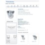 RUEDA ALEX Ø100mm 200Kg FIJA POLIAMIX BLANCO ref. 2-0238