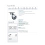 RUEDA ALEX Ø30mm 22Kg GIRATORIA POLIPROPILENO GRIS ref. 3-0016