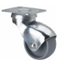 RUEDA ALEX Ø40mm 22Kg GIRATORIA POLIPROPILENO GRIS ref. 3-0017