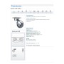RUEDA ALEX Ø40mm 22Kg GIRATORIA POLIPROPILENO GRIS ref. 3-0017