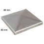 TAPA DE CHAPA PARA TUBO CUADRADO DE 80x80mm.