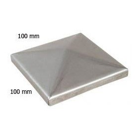 TAPA DE CHAPA PARA TUBO CUADRADO DE 100x100mm.