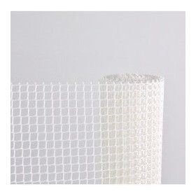TELA PLASTICA BLANCA FAURA DE CUADRO DE 10x10mm (precio por metro lineal)