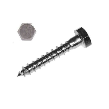 TORNILLO BARRAQUERO CABEZA HEXAGONAL DIN.571 8x60 ZINCADO (€/100ud)