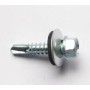 TORNILLO BROCA CABEZA HEXAGONAL DIN.7504-K 4.8X19 CON ARANDELA P-16 ZINCADO (€/100ud)