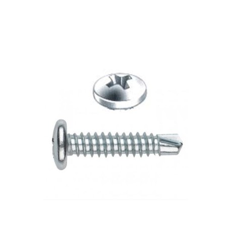 TORNILLO BROCA CABEZA REDONDA PH DIN.7504-N 4.8X45mm CINCADO (€/100ud)