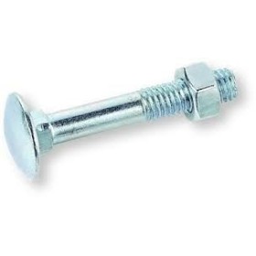 TORNILLO CARROCERO DIN.603 M-08x060 ZIN CON TUERCA (€/100ud)