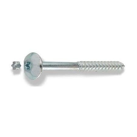 TORNILLO INVIOLABLE 7x60 ZINCADO TORX T-40 CAJA 100 UDS