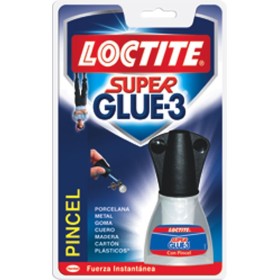 PEGAMENTO SUPER GLUE 3 LOCTITE DE 5gr. CON PINCEL