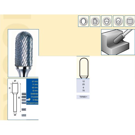FRESA ROTATIVA GILLCUT T-3700-1