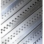 CREMALLERA METALICA CINCADA 22X22mm., PIEZA DE 1 METRO, SOLDAR