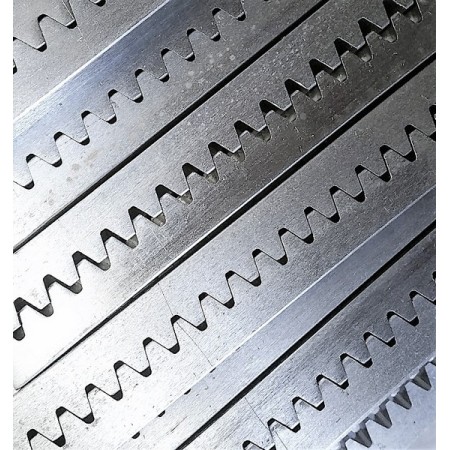 CREMALLERA METALICA CINCADA 22X22mm., PIEZA DE 1 METRO, SOLDAR