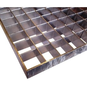 REJILLA GALVANIZADA PLETINA - PLETINA 30x30/30x2 Y 30X2 DE 1000X1000 (mm)