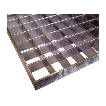REJILLA GALVANIZADA PLETINA - PLETINA 30x30/30x2 Y 30X2 DE 1000X1000 (mm)