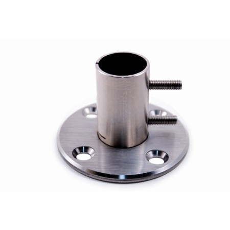 BASE DE ANCLAJE INOXIDABLE PARA TUBO DE Ø42,4mm ref. E0213