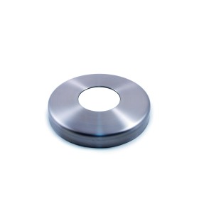 EMBELLECEDOR EN ACERO INOXIDABLE PARA LA PLACA  DEL POSTE DE 42,4MM