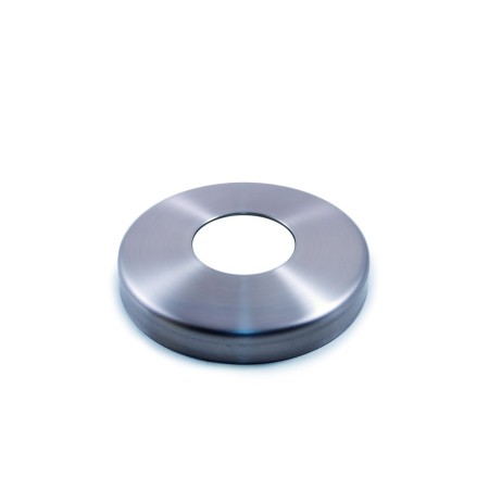 EMBELLECEDOR EN ACERO INOXIDABLE PARA LA PLACA  DEL POSTE DE 42,4MM