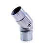CODO REGULABLE A 180º EN ACERO INOXIDABLE PARA TUBO DE Ø42.4mm ref. E446/304