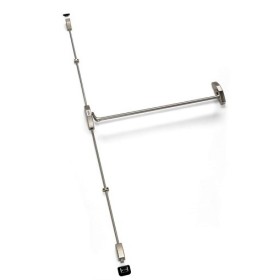 ANTIPANICO TESA 1930908SI DE SOBREPONER CON SOPORTES SATINADOS Y BARRA EN INOX