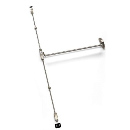 ANTIPANICO TESA 1930908SI DE SOBREPONER CON SOPORTES SATINADOS Y BARRA EN INOX