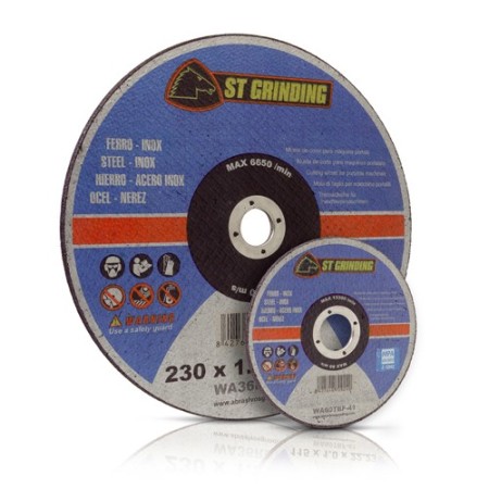 DISCO GRINDING ABRASIVO CORTE 230x1.9x22 STANDARD