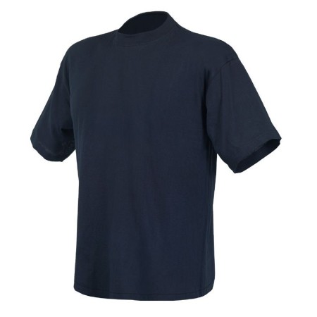 CAMISETA ALGODON TEESTA AZUL NAVY 160gr TALLA XXL