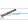 PLETINA PUNZONADA DE 40x8mm CON ROMBO DE 15x15mm EN 2m.