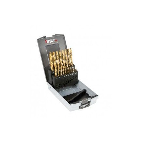 ESTUCHE DE BROCAS CILINDRICAS COBALTO