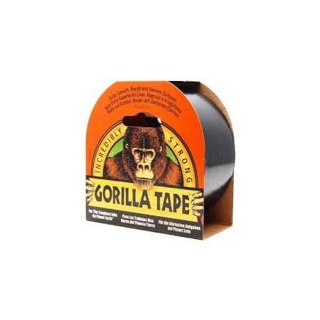 CINTA AMERICANA REFORZADA GORILLA TAPE DE 11m.X48mm. NEGRA