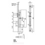 ELECTROCERRADURA CISA EMBUTIR RESBALÓN Y PALA DE 25mm. 16215.25