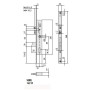 ELECTROCERRADURA CISA EMBUTIR RESBALÓN Y PALA DE 30mm. 16215.30