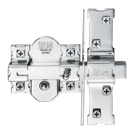 CERROJO FAC LLAVE ALTA SEGURIDAD N.946-RP/80 UVE NIQUELADO