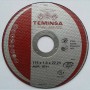 DISCO TEMINSA ABRASIVO DE CORTE 115x1x22