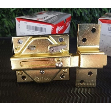 CERROJO LINCE ALTA SEGURIDAD 7930R-HL LATONADO
