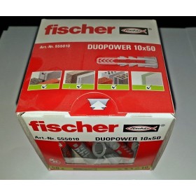 TACO NYLON FISCHER DUOPOWER DE 10x50 (CAJA 50ud)