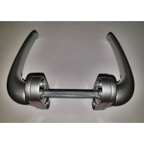 MANIVELA TOVIC LACADO COLOR PLATA REVERSIBLE (JUEGO)
