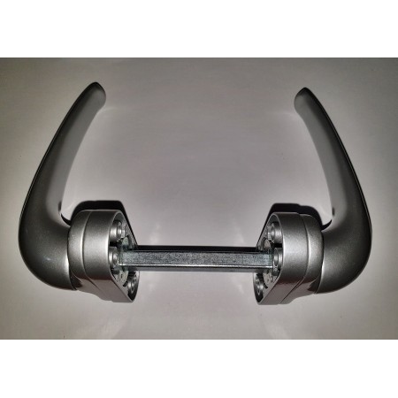 MANIVELA TOVIC LACADO COLOR PLATA REVERSIBLE (JUEGO)