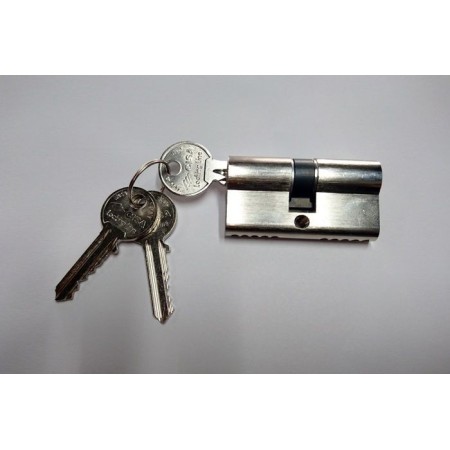 BOMBILLO CISA LEVA CORTA 40+40 NÍQUEL SERIE LOCKING LINE