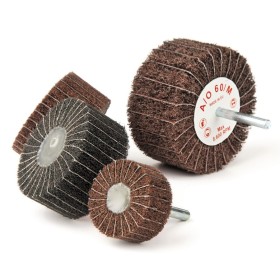 CEPILLO EJE Ø6mm COMBINADO 80x40mm. GRANO 150