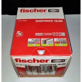 TACO NYLON FISCHER DUOPOWER DE 10x80mm (CAJA 25ud)