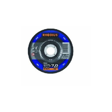 DISCO RHODIUS ABRASIVO DE REPASAR PARA 115x7x22mm MODELO RS2