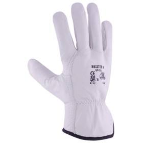 GUANTE DE PIEL FLOR VACUNO BLANCO 3L MASTER N TALLA 10