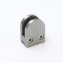 PINZA DE ACERO INOXIDABLE AISI 304 PARA CRISTAL DE 8 y 10mm PARA COLOCAR EN TUBO REDONDO.