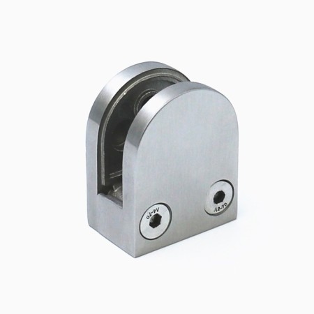 PINZA DE ACERO INOXIDABLE IQ PARA CRISTAL DE 8/10mm PARA COLOCAR EN PLANO ref. IQ50X40/304