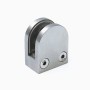 PINZA DE ACERO INOXIDABLE AISI 304 PARA CRISTAL DE 8 y10mm PARA COLOCAR EN PLANO.