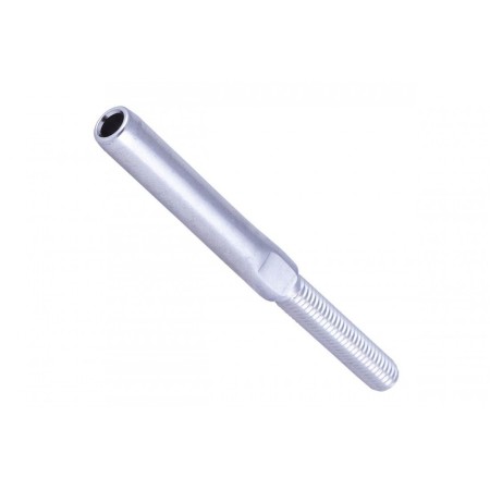 TERMINAL INOXIDABLE PARA PRENSAR CABLE DE Ø5mm ROSCA DE M-6 A DERECHAS PARA BARANDILLAS DE CABLE