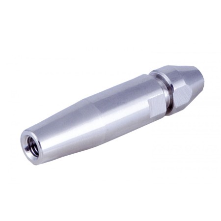 TERMINAL DE APRIETE RÁPIDO PARA BARANDILLAS DE CABLE DE Ø5mm CON ROSCA DE M-6 A DERECHAS.