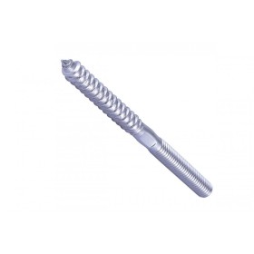 TERMINAL INOXIDABLE ROANDI M-6 A DERECHAS Y ROSCA MADERA PARA BARANDILLAS DE CABLE