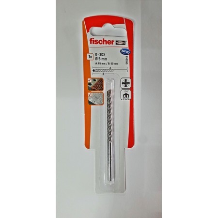 BROCA CILÍNDRICA FISCHER QUATRIUM Ø5x44/85 BC COD. 545049