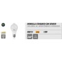 BOMBILLA LED EDM E27 12W 1055Lm 3200K CON SENSOR PRESENCIA Y CREPÚSCULAR DE LUZ CÁLIDA